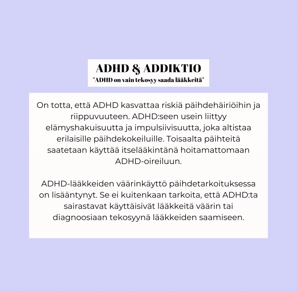ADHD-myytti: addiktio
